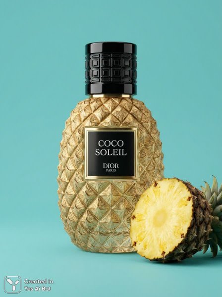 Экзотический аромат: Кокос, солнце и Dior Paris. Генерация из нейросети Nano Banana