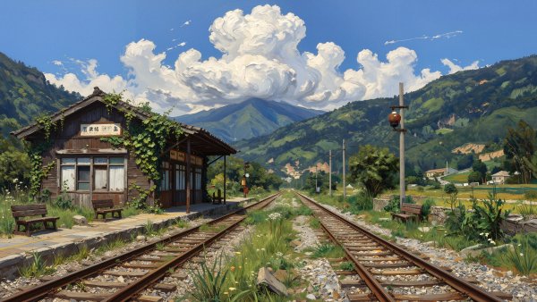 忘れられた駅 (Забытая станция)