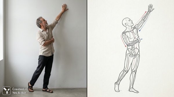 Фотография и анатомия: контрастное исследование человеческой фигуры. Картинка из нейросети NanoBanana