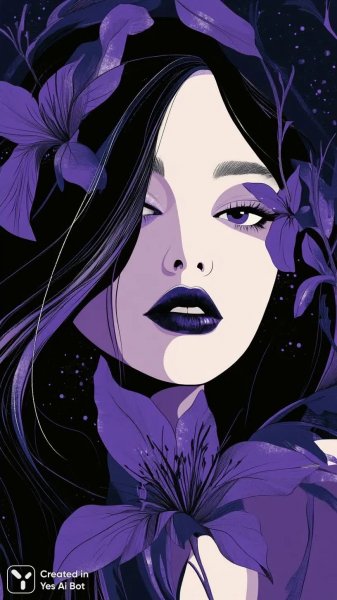 Загадочный взгляд: игра света и цвета в портрете современной женщины. Генерация из нейронной сети Миджорни