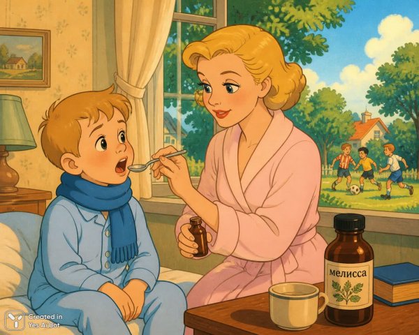 Летний вечер и грустный мальчик: забота мамы и мечты о футболе. Генерация из нейронной сети Sora
