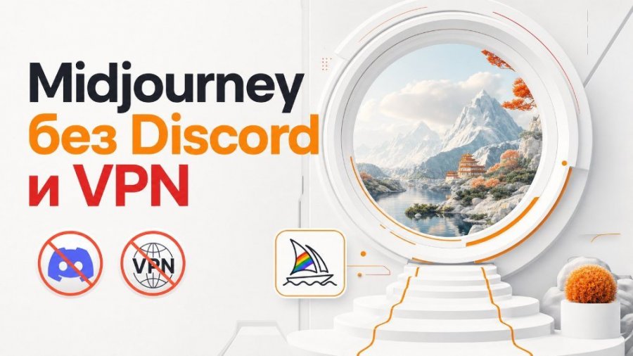 Midjourney без Discord и VPN: генерация изображений