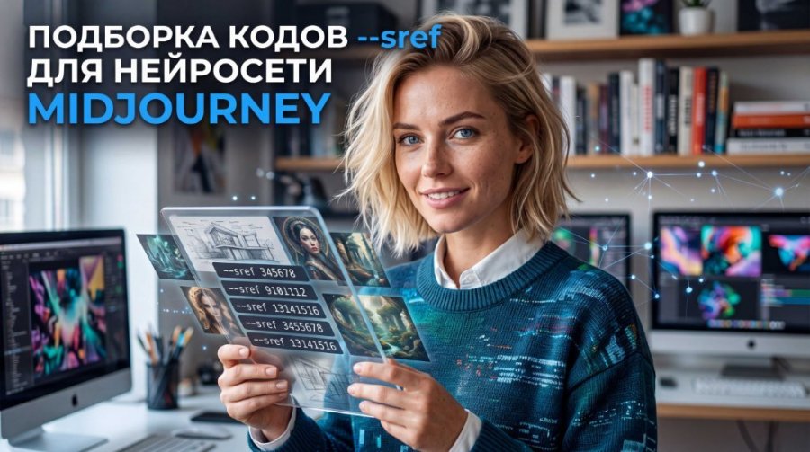 Подборка кодов --sref для нейросети Midjourney