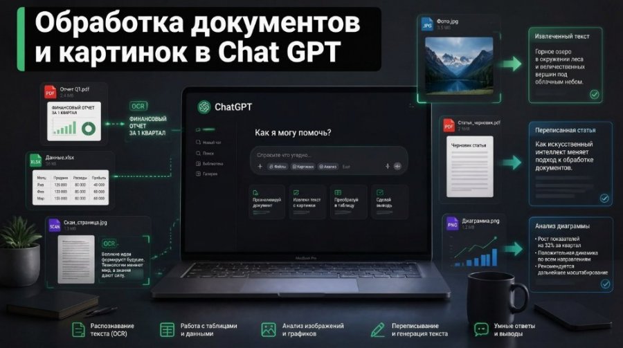 Обработка документов и картинок в Chat GPT