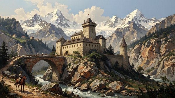 Горная крепость