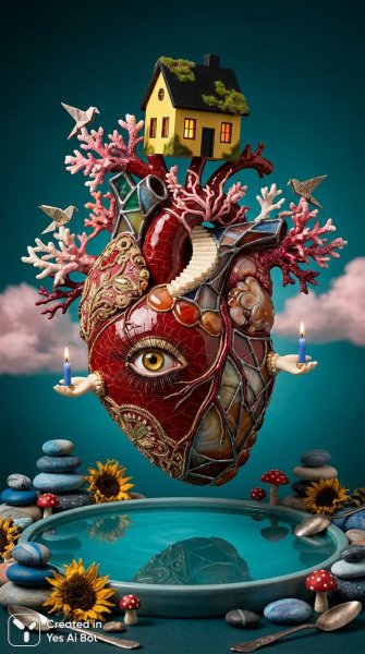 Сердце из хрупких материалов и волшебных элементов. Нейронная сеть Нано Банана