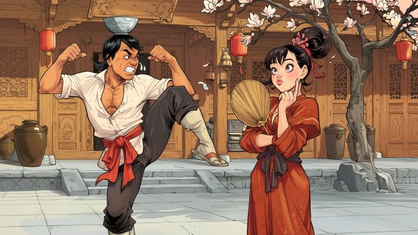 Love for kung fu
