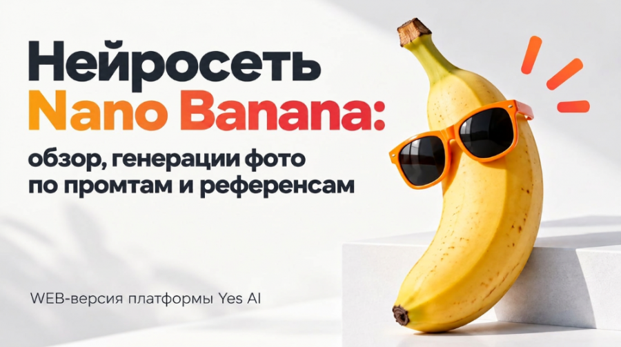 Нейросеть Nano Banana: обзор, генерации фото по промтам и референсам