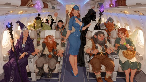 Fly with Baldur's Air!