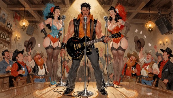 Pin-Up Elvis