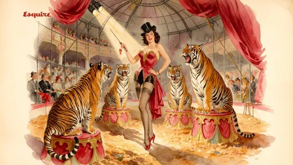 And the tigers sat at my feet...